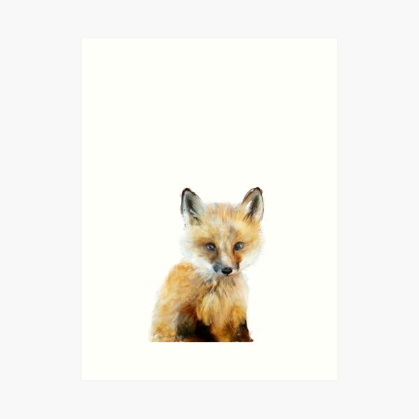 Little Fox Art Print