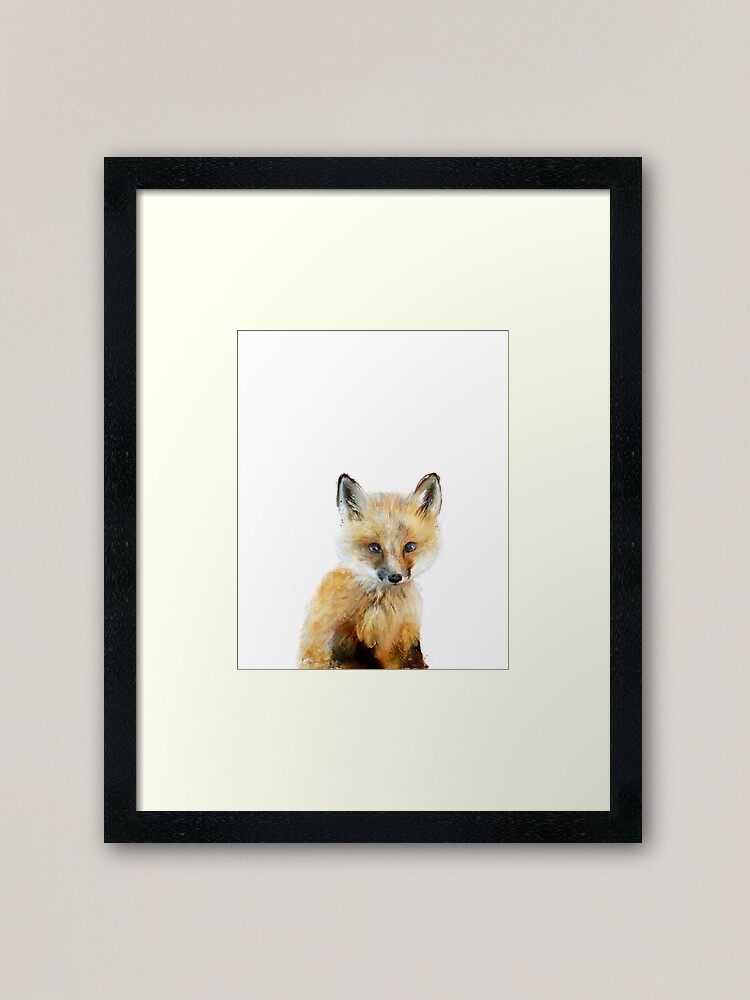 Alternate view of Little Fox Framed Art Print