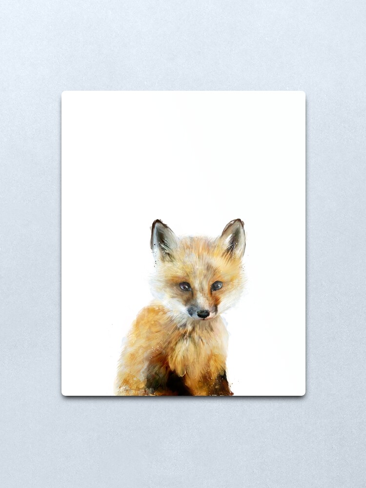 Alternate view of Little Fox Metal Print