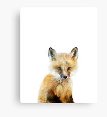 Little Fox Canvas Print