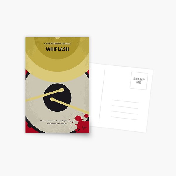 No761- Whiplash minimal movie poster Postcard
