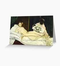 Edouard Manet - Olympia Grußkarte