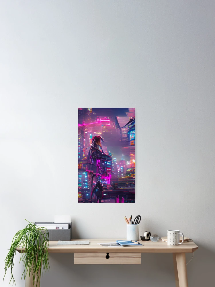 Thumbnail 2 of 3, Poster, Future City designed and sold by RockingPandS.