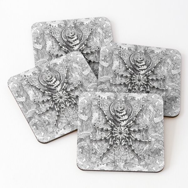 Item preview, White Goth Spider - Black and White designed and sold by Abysm Internal.