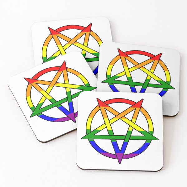 Item preview, Rainbow Pentacle designed and sold by CupOfJoeInc.