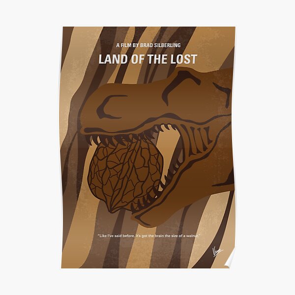 No773- Land of the Lost minimal movie poster Poster