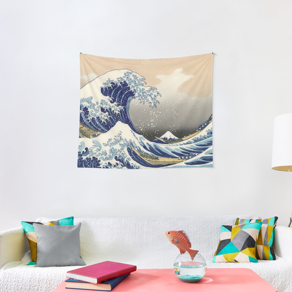 Hokusai (1760-1849) "The Great Wave off Kanagawa" Tapestry