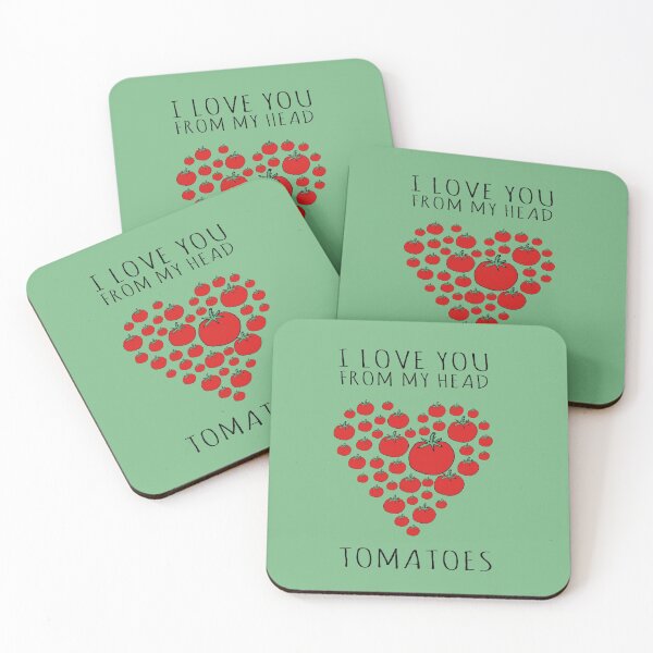 Item preview, I LOVE YOU FROM MY HEAD TOMATOES designed and sold by Rob Price.
