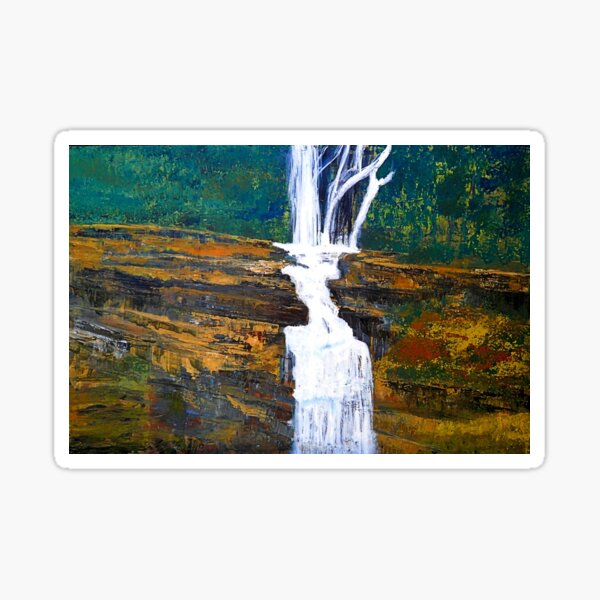 Item preview, Tangle falls painting by Karen Colville designed and sold by Aquila Light Pictures.