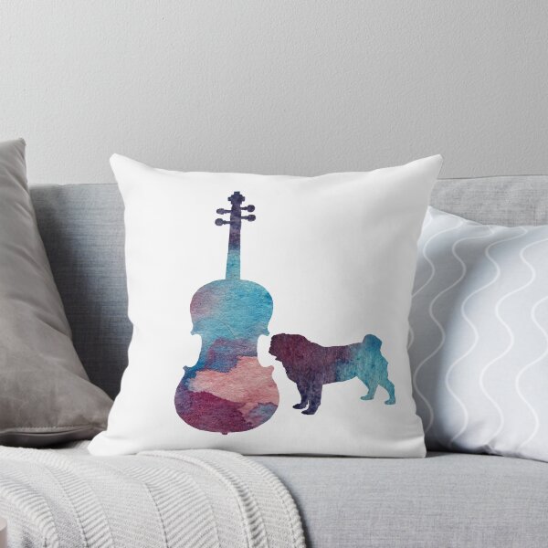 Artikelvorschau, Viola und Mops Kunst entworfen und verkauft von TheJollyMarten.