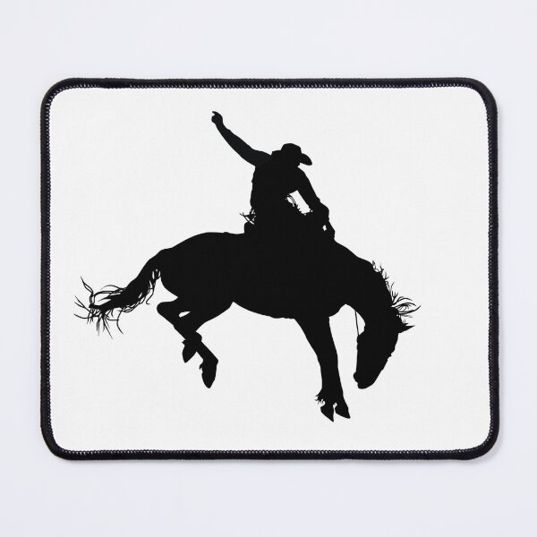 Item preview, Rodeo Bucking Stallion Horse Cowboy Riding Wild designed and sold by LarkDesigns.