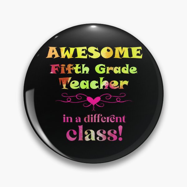 Item preview, AWESOME Fifth Grade Teacher in a different class designed and sold by captainpeter.