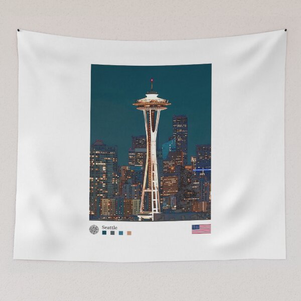 Item preview, Seattle USA City designed and sold by Alexandra Rty.