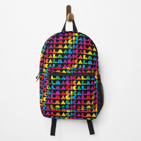 Item preview, Typographic 'Magical' rainbow design - black designed and sold by fatchairprint.