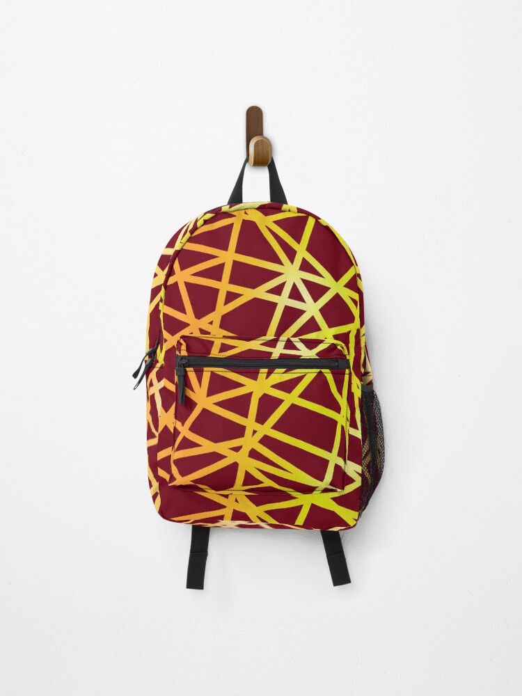 Thumbnail 1 of 3, Backpack, Intersecting straight lines designed and sold by ReflectedCrafts.