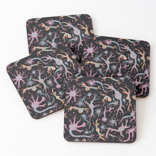 Item preview, Cute pattern made of different neurons made for creative minds designed and sold by The Nerd Gift Source.
