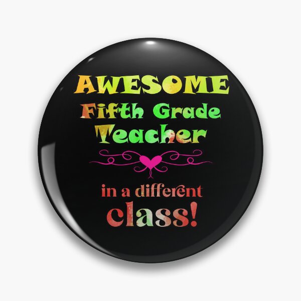 Item preview, AWESOME Fifth Grade Teacher in a different class designed and sold by captainpeter.