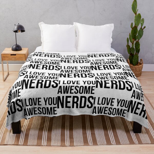 Item preview, I love you awesome nerds   designed and sold by StacyJoDesigns.