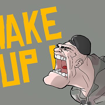 Aperçu de l'œuvre WAKE UP ! de Lecartooniste