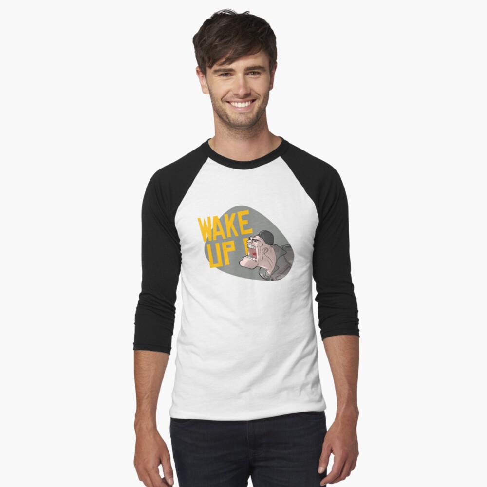 Aperçu de l'œuvre T-shirt baseball manches ¾ créée et vendue par Lecartooniste.