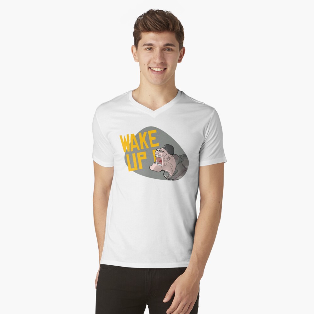 Aperçu de l'œuvre T-shirt col V créée et vendue par Lecartooniste.
