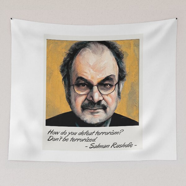 Item preview, Salman Rushdie quote designed and sold by XanaduTheater.
