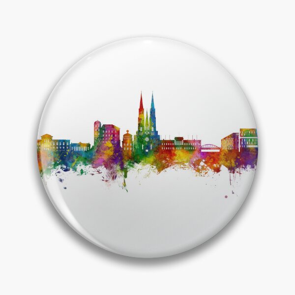 Item preview, Uppsala Sweden Skyline designed and sold by ArtPrints.