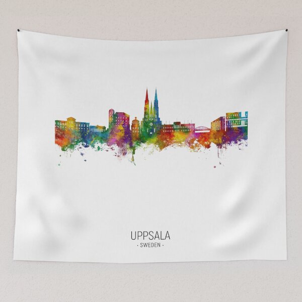 Item preview, Uppsala Sweden Skyline designed and sold by ArtPrints.