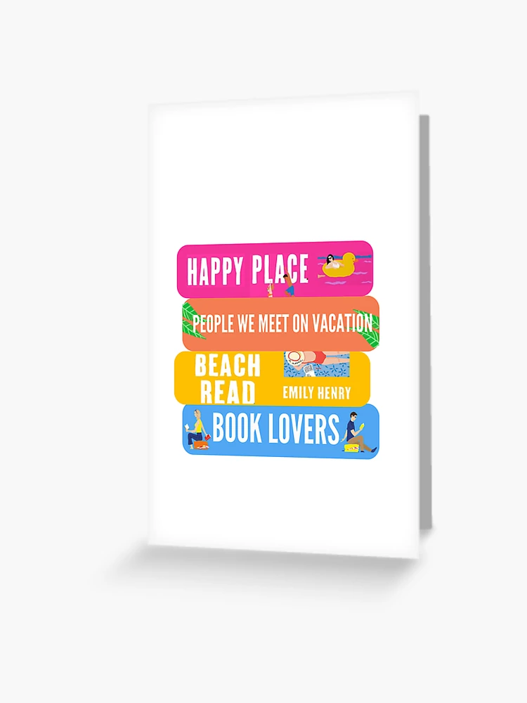 Emily Henry Book Print / Stack of Books / People We Meet on Vacation / Book  Lovers / Beach Reads / Happy Place / Emily Henry 