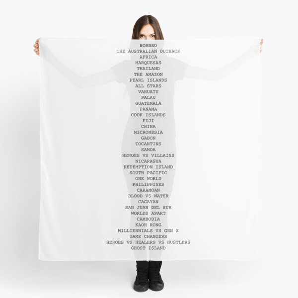 blank scarves for printing