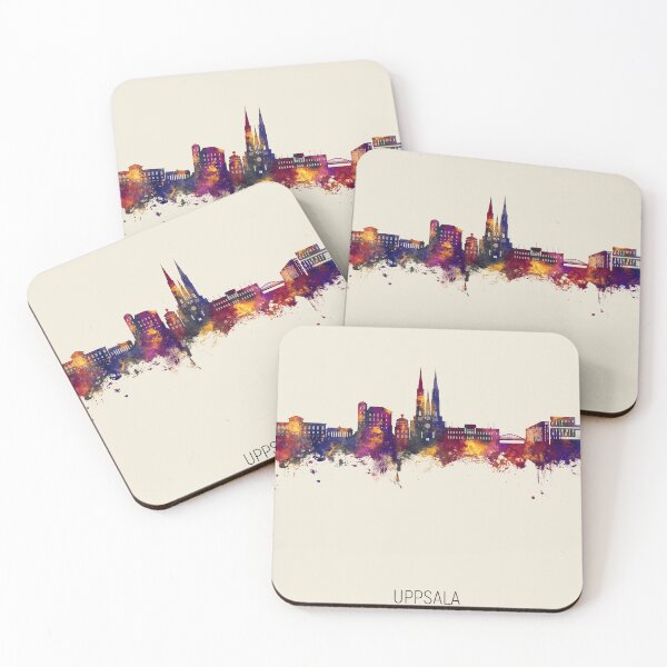 Item preview, Uppsala Sweden Skyline designed and sold by ArtPrints.