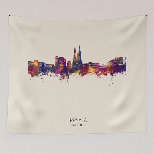 Item preview, Uppsala Sweden Skyline designed and sold by ArtPrints.
