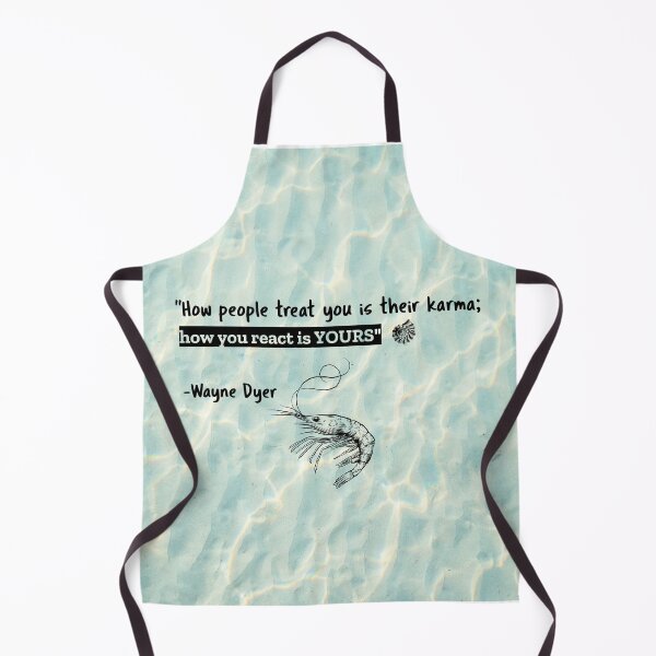 Item preview, Inspiration Of Life ♡♡ Wayne Dyer Positive Quotes “How people treat you is their karma; how you react is yours.” designed and sold by Rodayna Elnaggar.