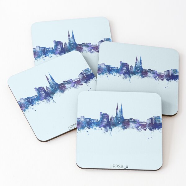 Item preview, Uppsala Sweden Skyline designed and sold by ArtPrints.