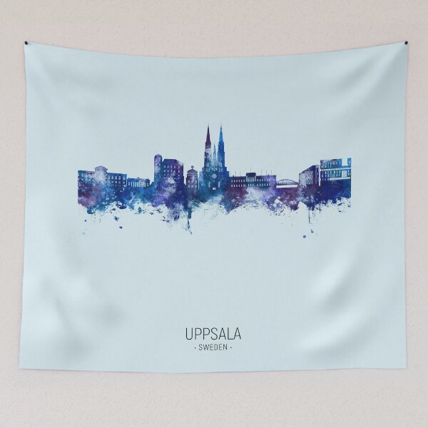 Item preview, Uppsala Sweden Skyline designed and sold by ArtPrints.