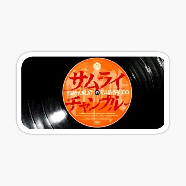 Samurai Champloo Vinyl Sticker Decal - Waterproof 5" Disc Design For Cars, Laptops, Windows & More