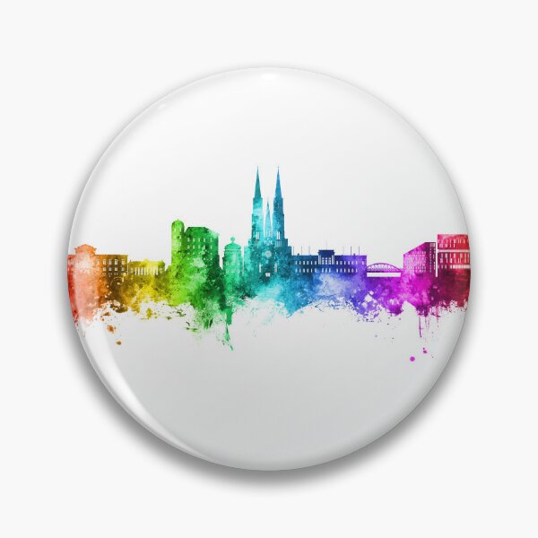 Item preview, Uppsala Sweden Skyline designed and sold by ArtPrints.
