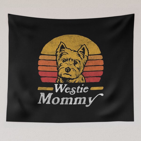 Item preview, Retro Vintage West Highland White Terrier Mommy designed and sold by More Cute Dogs.