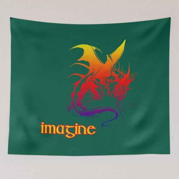 Item preview, The Great Retro Imagine You Can Be Dragons Cute Photographic   designed and sold by ValeriaEdith.