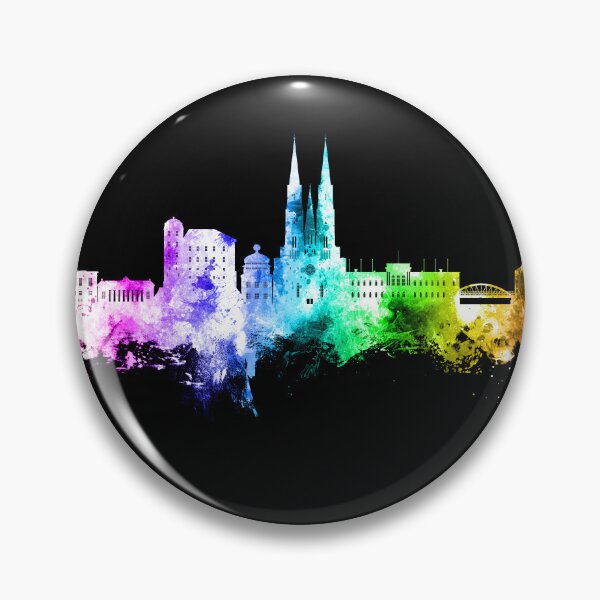 Item preview, Uppsala Sweden Skyline designed and sold by ArtPrints.