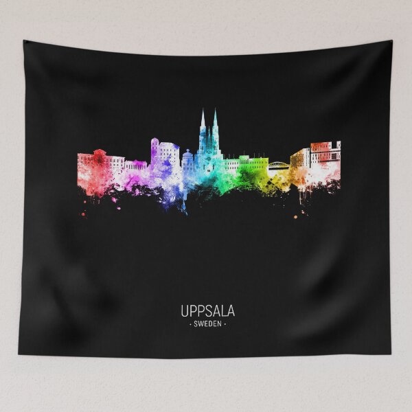Item preview, Uppsala Sweden Skyline designed and sold by ArtPrints.