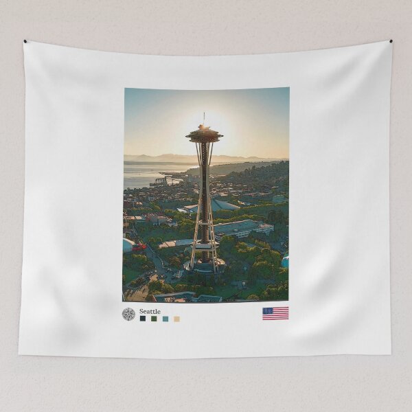 Item preview, Seattle USA City designed and sold by Alexandra Rty.