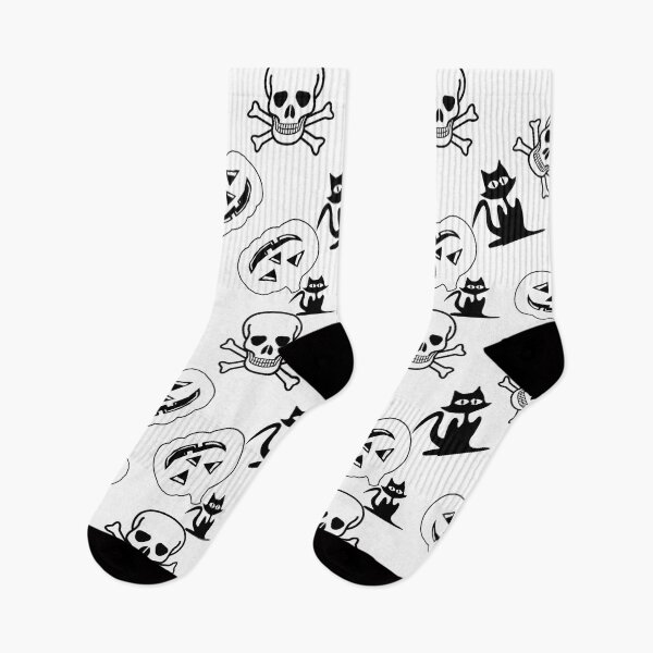 Item preview, Pumpkin Black Cat Skull Crossbones designed and sold by theredsharp.