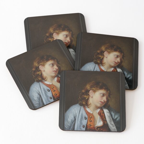 Item preview, Head Of A Young Boy by Jean-Baptiste Greuze Remastered Xzendor7 Classical Art Old Masters Reproductions designed and sold by Xzendor7 Digital Art Creations.