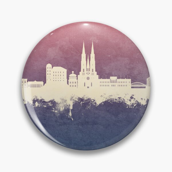Item preview, Uppsala Sweden Skyline designed and sold by ArtPrints.