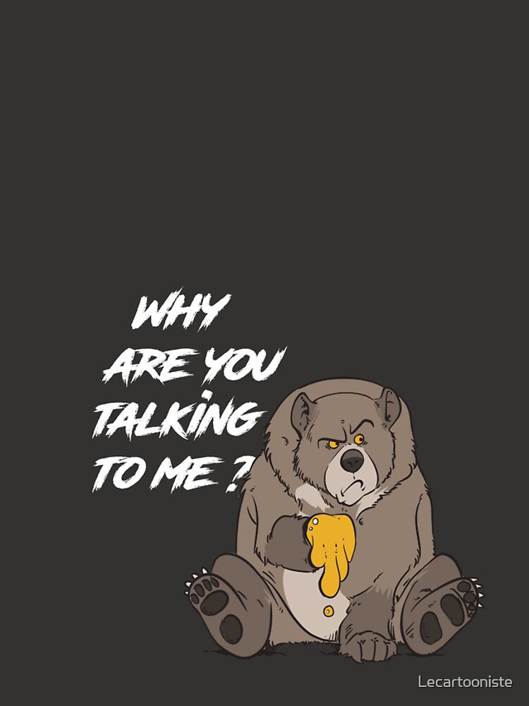 Aperçu 4 sur 4. Coque iPhone avec l'œuvre angry bear créée et vendue par Lecartooniste.