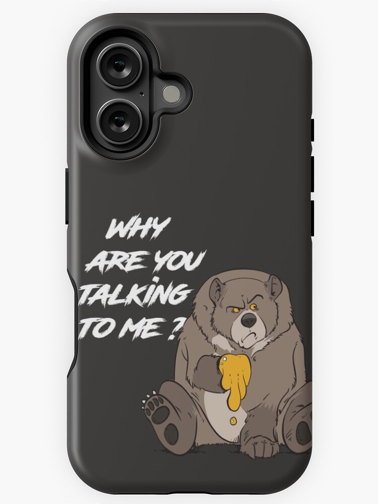 Aperçu 1 sur 4. Coque iPhone avec l'œuvre angry bear créée et vendue par Lecartooniste.