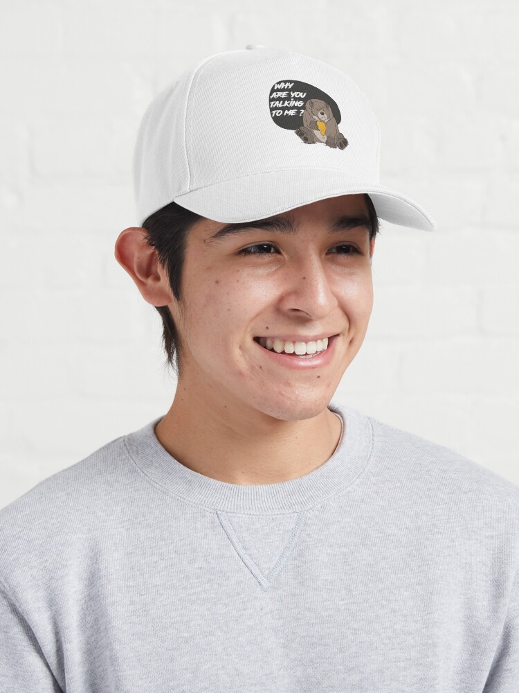 Aperçu 3 sur 7. Casquette avec l'œuvre angry bear créée et vendue par Lecartooniste.