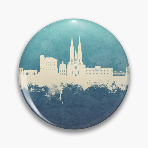 Item preview, Uppsala Sweden Skyline designed and sold by ArtPrints.
