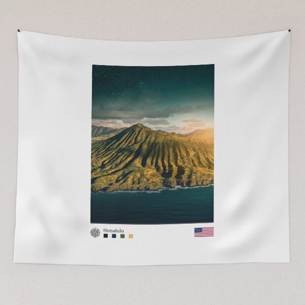 Item preview, Honolulu EE.UU. Ciudad designed and sold by Alexandra Rty.